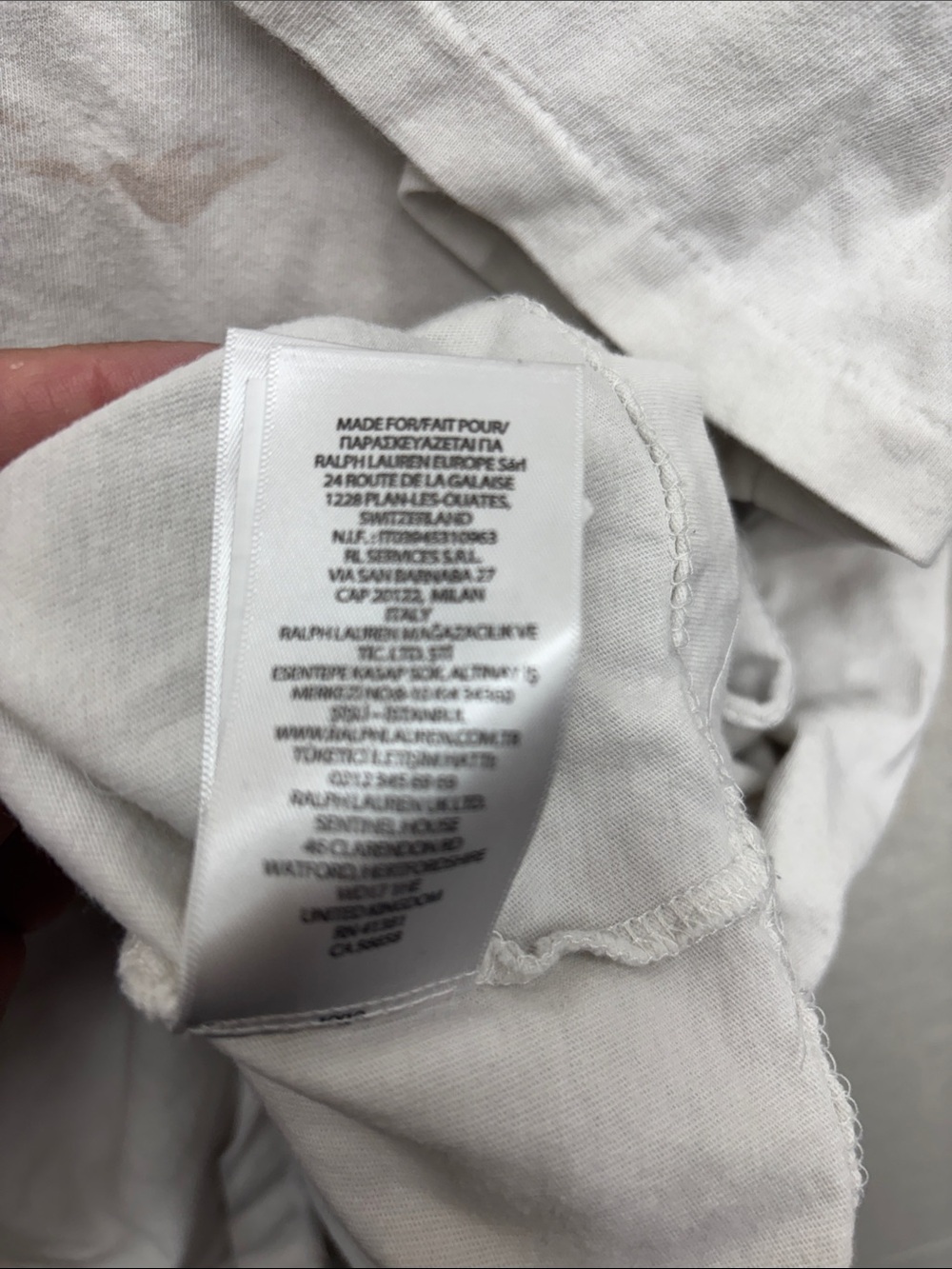 Polo by Ralph Lauren White Polo Bear on Short Sleeve Tee - Picture 12 of 12